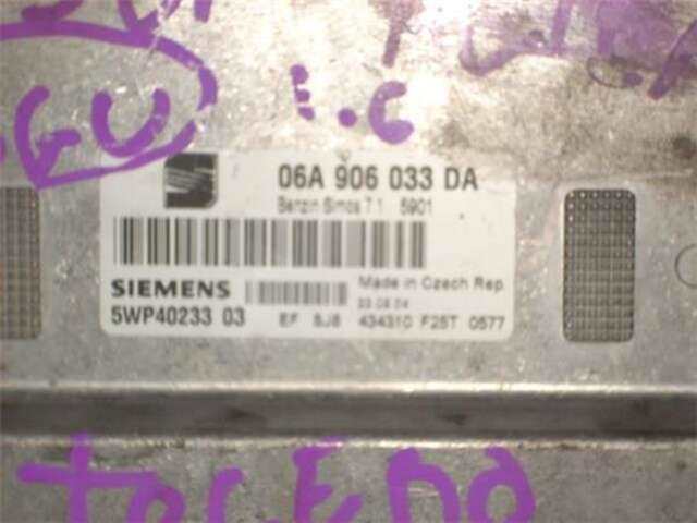 Centralita Motor ECU Seat Toledo 1.6 EXCLUSIVE [1.6 LTR. - 75 KW]