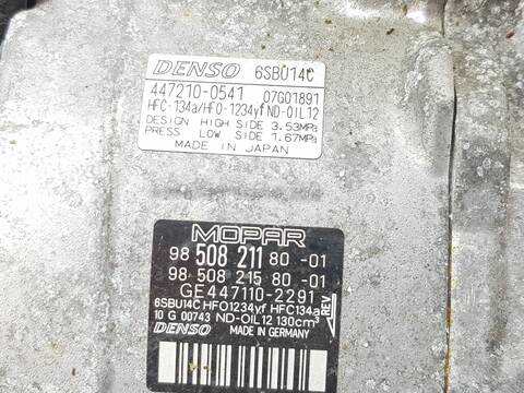 Foto 3ª: Compresor Aire Acondicionado Fiat 600 VERSION INDEFINIDA
