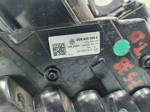 Foto 2ª: Piloto Trasero Derecho Volkswagen Passat BUSINESS 150CV 110KW [DSRA] (2020)