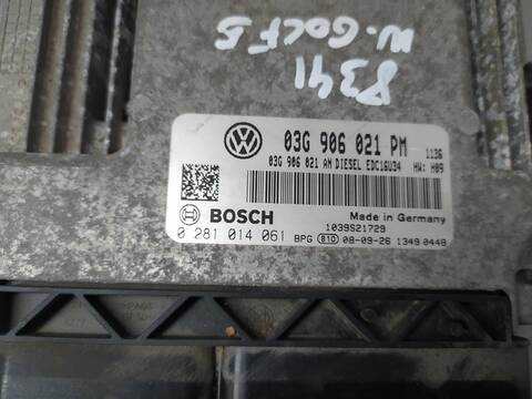 Foto 2ª: Centralita Motor ECU Volkswagen Golf GT SPORT BERLINA 105CV 77KW [BXE] (2008)
