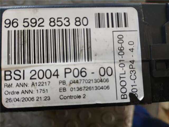Foto 2ª: Centralita Confort BSI Peugeot 207 1.4 X-LINE [1.4 LTR. - 65 KW 16V CAT (KFU - ET3J4)] [KFU (ET3J4)]
