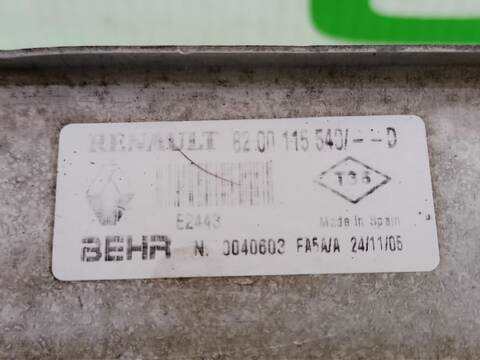 Foto 3ª: Intercooler Renault Scenic 1.5 DCI DIESEL 106CV [D/ K9K P7] (2003)