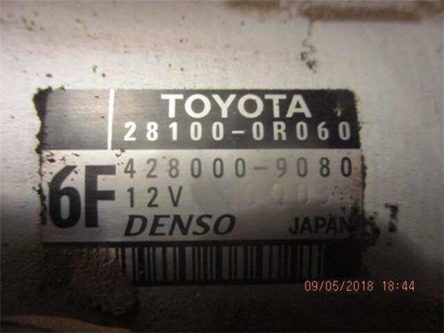 Motor de Arranque Toyota Auris 2.0 ACTIVE [2.0 LTR. - 93 KW D-4D CAT]