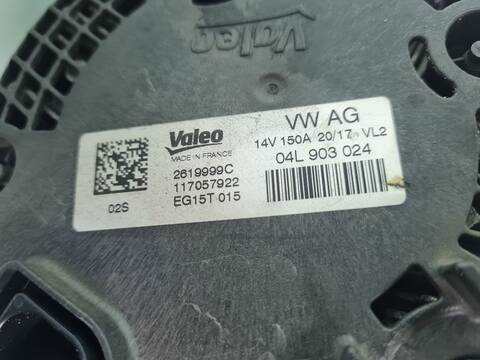 Foto 2ª: Alternador Audi A4 BASICO AVANT 150CV 110KW [DEUA] (2017)