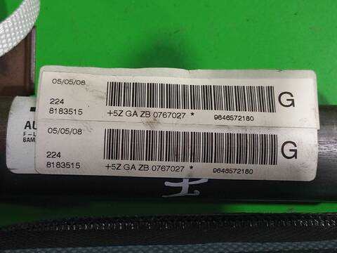 Foto 2ª: Airbag Cortina Delantero Izquierdo Citroen C4 1.6 16V HDI 90CV [9HXDV6ATED4] (2004)