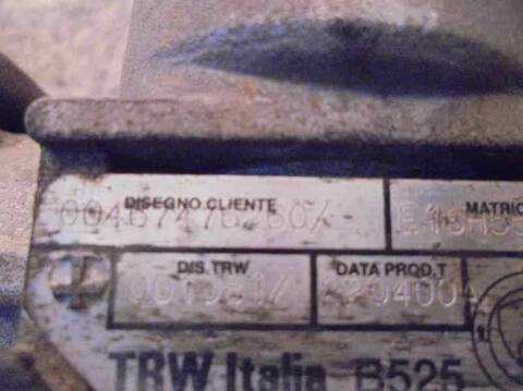 Foto 4ª: Cremallera de Direccion Fiat Punto 1.2 CAT BERLINA 60CV 44KW [188A4000] (2000)