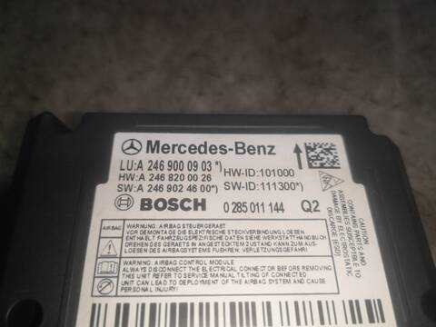 Foto 2ª: Centralita Airbag Mercedes Clase B 150 651901 (2012)