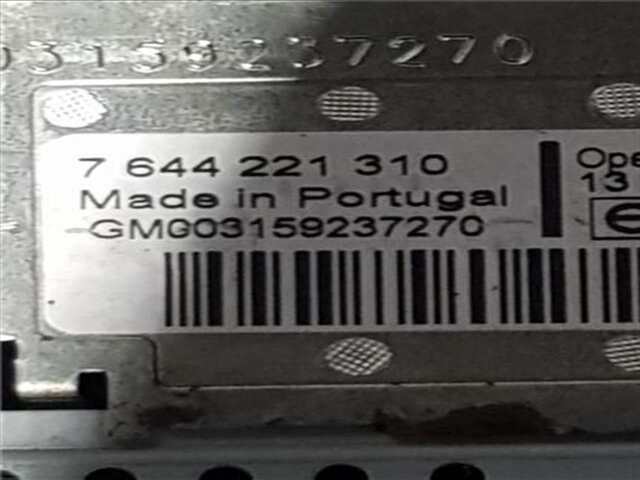 Foto 3ª: Sistema Audio Radio CD Opel Astra 1.7 CDTI [Z 17 DTL]
