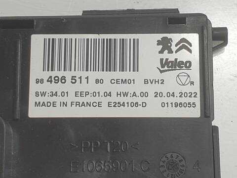Foto 2ª: Centralita Motor ECU Citroen Jumpy CLUB XL (1995)