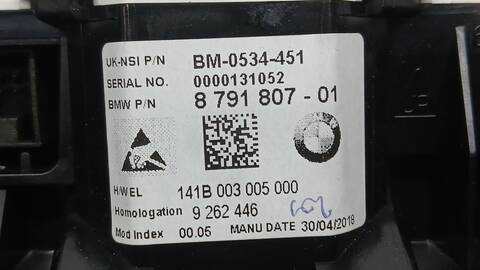 Foto 3ª: Cuadro de Instrumentos Bmw i3 ELECTRIC 170CV 125KW [IB1P25B] (2018)