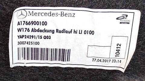 Foto 3ª: Pase Rueda Mercedes Clase A 140 A 200 CDI 176.008) 136CV 100KW [651930] (2017)