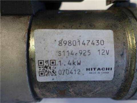 Foto 3ª: Motor de Arranque Opel Meriva 1.7 CDTI 100CV 74KW [Z 17 DTH] (2007)