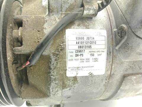 Foto 2ª: Compresor Aire Acondicionado Nissan Qashqai 2.0 DCI A LAS 4 RUEDAS [M9R] (2006)
