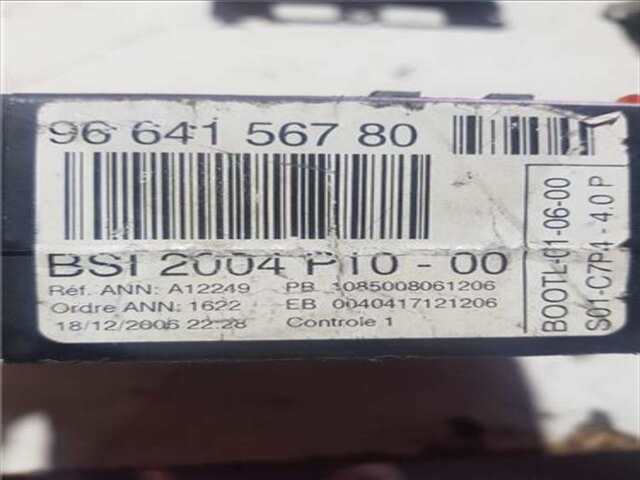 Foto 3ª: Centralita Confort BSI Citroen C3 1.1 I [HFX (TU1JP)]