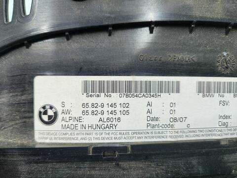 Foto 4ª: Pantalla Multifuncion Bmw Serie 3 315 330D COUPE 231CV 170KW [M57306D3] (2007)