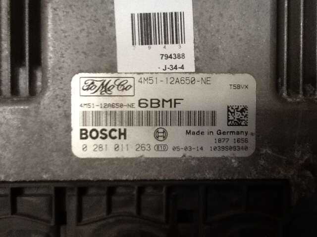 Foto 2ª: Centralita Motor ECU Ford C Max 1.600 TDCI 109CV/80K FOCUSDM2 CAP) DESDE 08/2003 HASTA 03/2007 [G8DA] (2005)