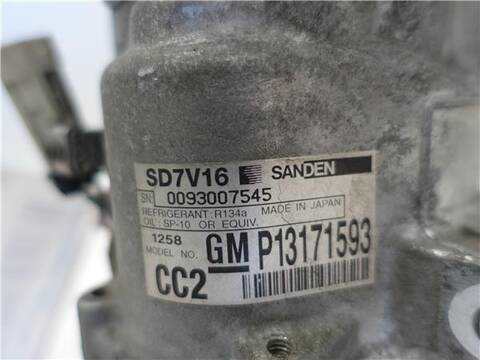 Foto 3ª: Compresor Aire Acondicionado Saab 9-3 1.9 TID 150CV 110KW FAMILIAR [Z 19 DTH] (2006)