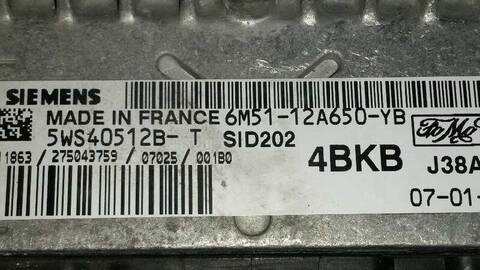 Foto 3ª: Centralita Motor ECU Ford Focus 1.8 85 KW 115CV [KKDA] (2007)