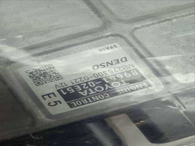 Foto 2ª: Centralita Motor ECU Toyota Auris 1.6 16V CAT 124CV 91KW [1ZR-FE] (2008)