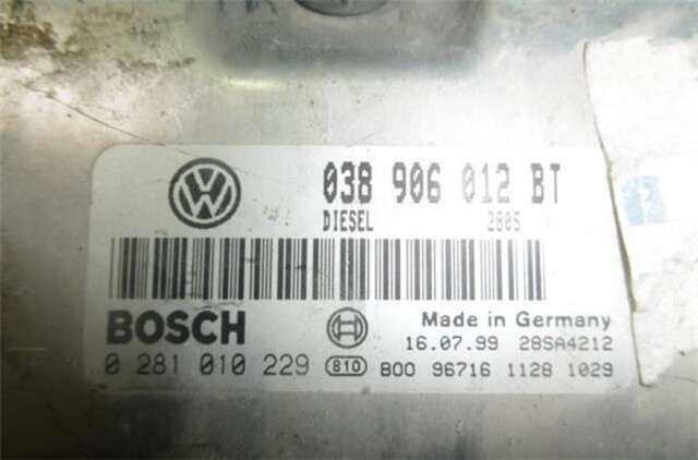 Foto 2ª: Centralita Motor ECU Seat Toledo 1.9 SELECT [1.9 LTR. - 81 KW TDI] [AHF]