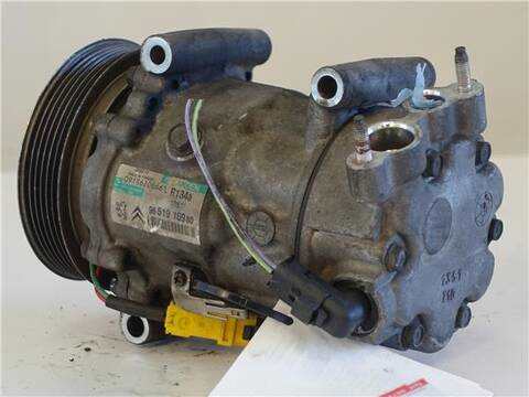 Foto 2ª: Compresor Aire Acondicionado Peugeot 207 1.6 HDI 90CV 66KW [9HX (DV6ATED4)] (2006)