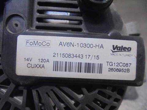 Foto 2ª: Alternador Ford Fiesta BLACK EDITION 82CV 60KW [SNJD] (2015)