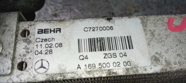 Radiador Aceite Mercedes Clase A 140 2.0 A 180 CDI (169.007) [2.0 LTR. - 80 KW CDI CAT]