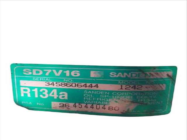 Foto 2ª: Compresor Aire Acondicionado Citroen Xsara 1.6 HDI (1999)