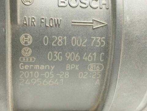 Foto 3ª: Caudalimetro Volkswagen Passat ADVANCE BERLINA 140CV 103KW [CBA] (2010)