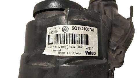 Foto 3ª: Faro Izquierdo Volkswagen Polo 1.9 SDI 64CV