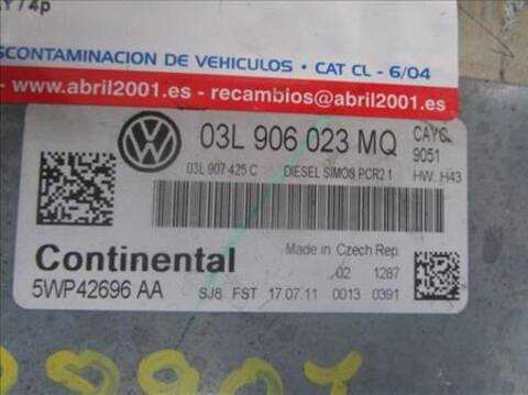 Foto 2ª: Centralita Motor ECU Volkswagen Jetta 1.6 SPORT 105CV 77KW [CAYC] (2011)