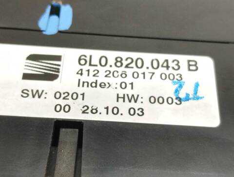 Foto 2ª: Mando Climatizador Seat Cordoba SIGNO/A BERLINA 131CV 96KW [ASZ] (2003)