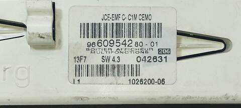 Foto 3ª: Pantalla Multifuncion Peugeot 407 PREMIUM 136CV 100KW [RHRDW10BTED4] (2008)