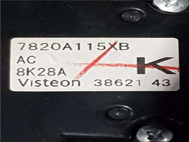 Foto 3ª: Mando Climatizador Mitsubishi Lancer 2.0 INSTYLE [2.0 LTR. - 103 KW DI-D CAT] [BWC]