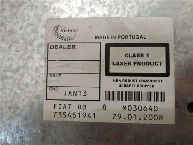 Foto 3ª: Sistema Audio Radio CD Fiat Bravo 1.9 8V JTD (120 CV) [310A1027]
