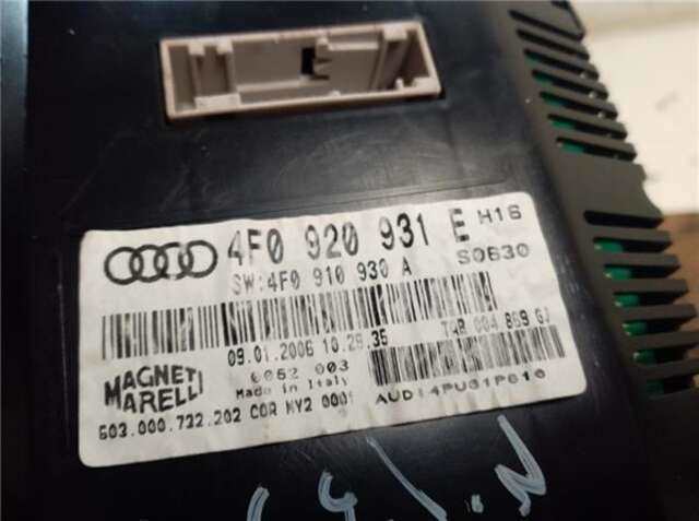 Foto 3ª: Cuadro de Instrumentos Audi A6 3.2 FSI QUATTRO [3.2 LTR. - 188 KW V6 24V FSI] [AUK]