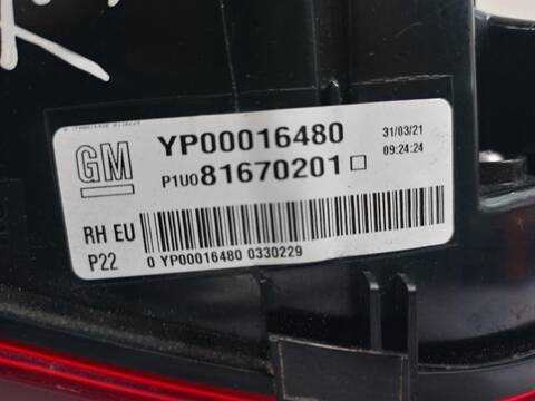 Foto 3ª: Piloto Portón Derecho Opel Grandland OPEL 2020 131CV (2017)