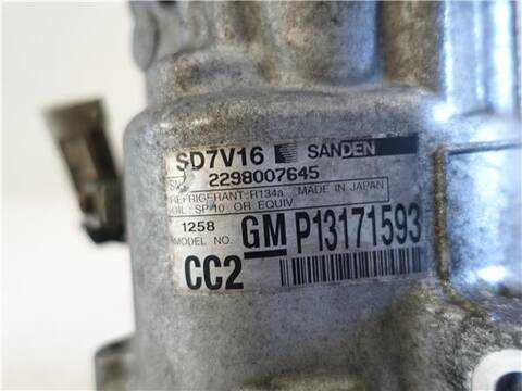 Foto 3ª: Compresor Aire Acondicionado Saab 9-3 1.9 TID BERLINA 150CV 110KW [Z 19 DTH] (2006)