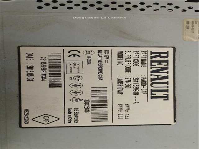 Foto 3ª: Pantalla Multifuncion Renault Clio 1.5 DCI 90 (2014)