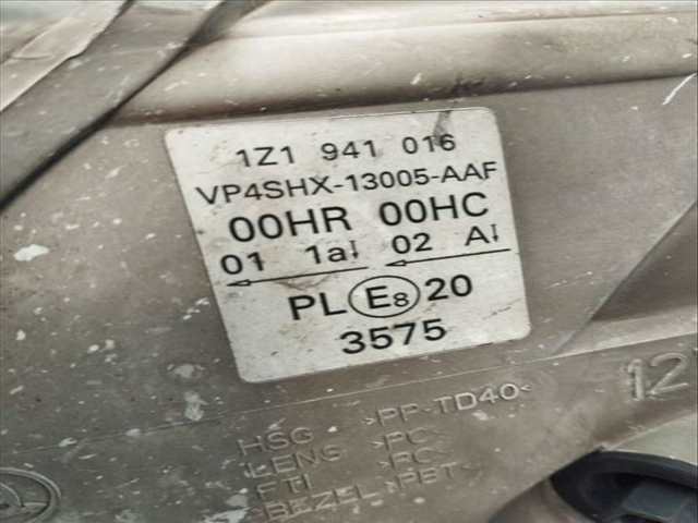 Foto 2ª: Faro Derecho Skoda Octavia 1.9 TDI BERLINA 105CV 77KW [BJB] (2004)