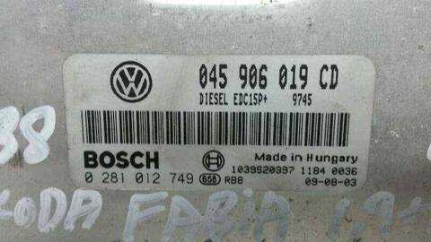 Foto 4ª: Centralita Motor ECU Skoda Fabia STYLE 80CV 59KW (2007)