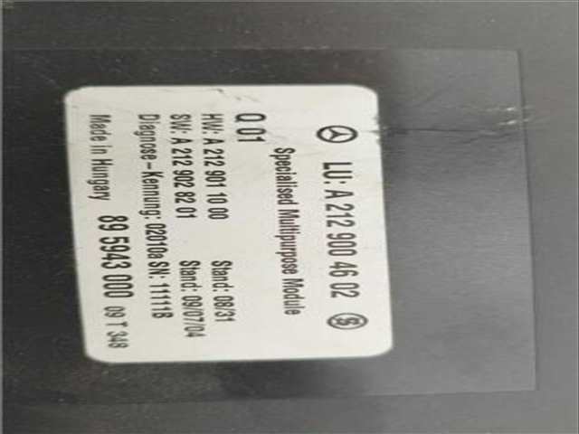 Foto 2ª: Centralita Motor ECU Mercedes Clase E 180 VERSION INDEFINIDA