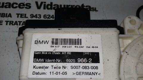 Foto 2ª: Elevalunas Eléctrico Trasero Derecho Bmw X3 2.0 16V DIESEL CAT 150CV 110KW [M47N204D4] (2005)