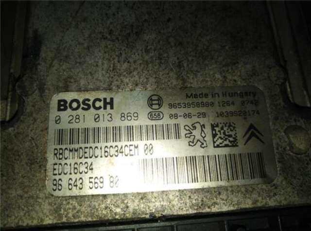 Centralita Motor ECU Fiat Scudo 1.6HDI