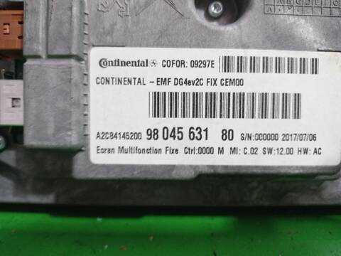Foto 3ª: Pantalla Multifuncion Peugeot 508 ACTIVE 140CV [RHFDW10BTED4] (2011)