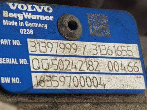Foto 2ª: Turbocompresor Volvo XC 60 2.0 16V TURBO 190CV [D4204T14] (2017)