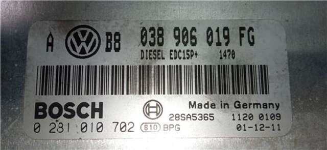 Centralita Motor ECU Volkswagen Golf 1.9 TDI