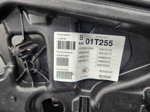Foto 2ª: Elevalunas Eléctrico Delantero Izquierdo Mercedes Clase B 150 B 180 CDI 246.212) 109CV 80KW [K9K] (2016)