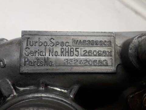 Foto 3ª: Turbocompresor Chrysler Voyager 2.5 TD 116CV 85KW (1998)