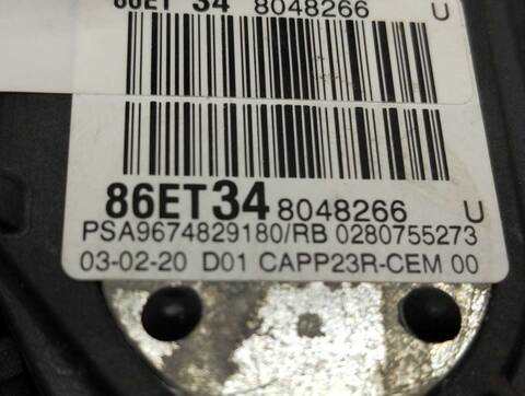 Foto 4ª: Pedal Acelerador Citroen C5 C-SERIES AIRCROSS 131CV 96KW [YHZ] (2020)